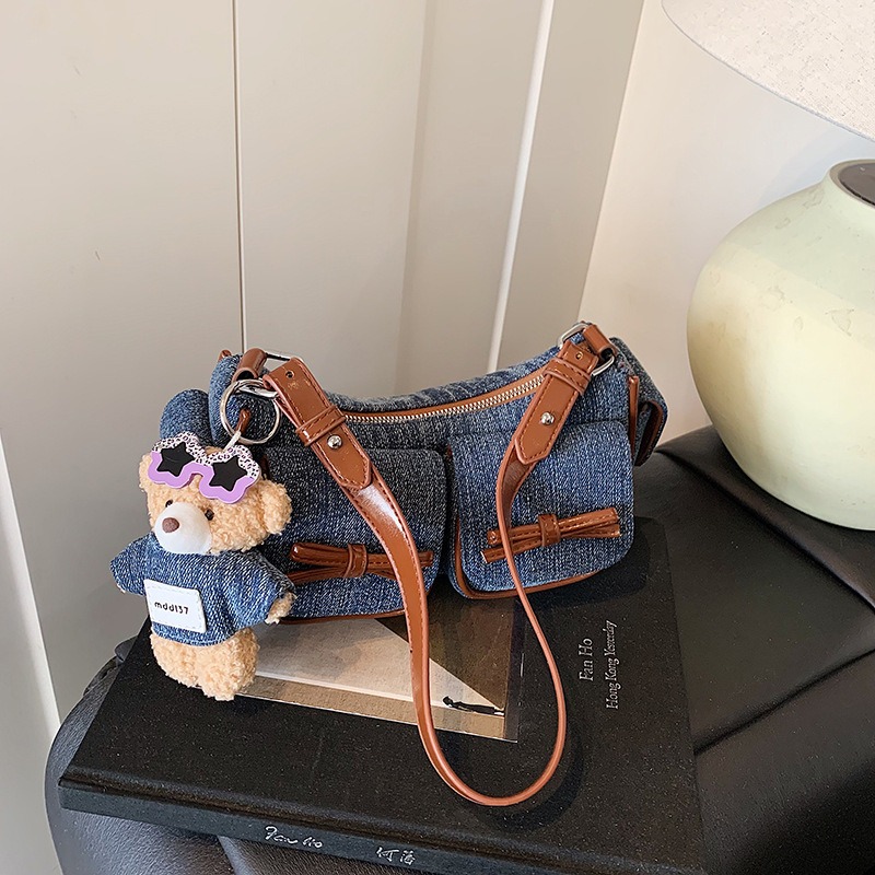 Túi Xách Bò Cá Tính - Đeo Chéo - Đeo Vai 2 Ngăn Nhỏ - tt250825