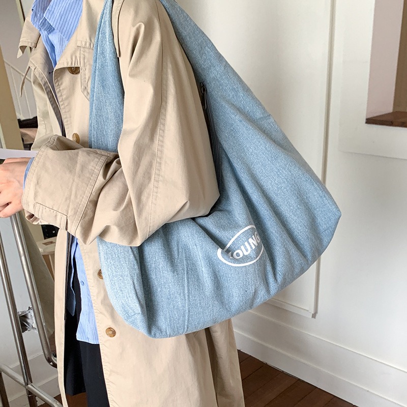 Túi Đeo Vai Chất Vải Bò Basic Cá Tính - tt250810