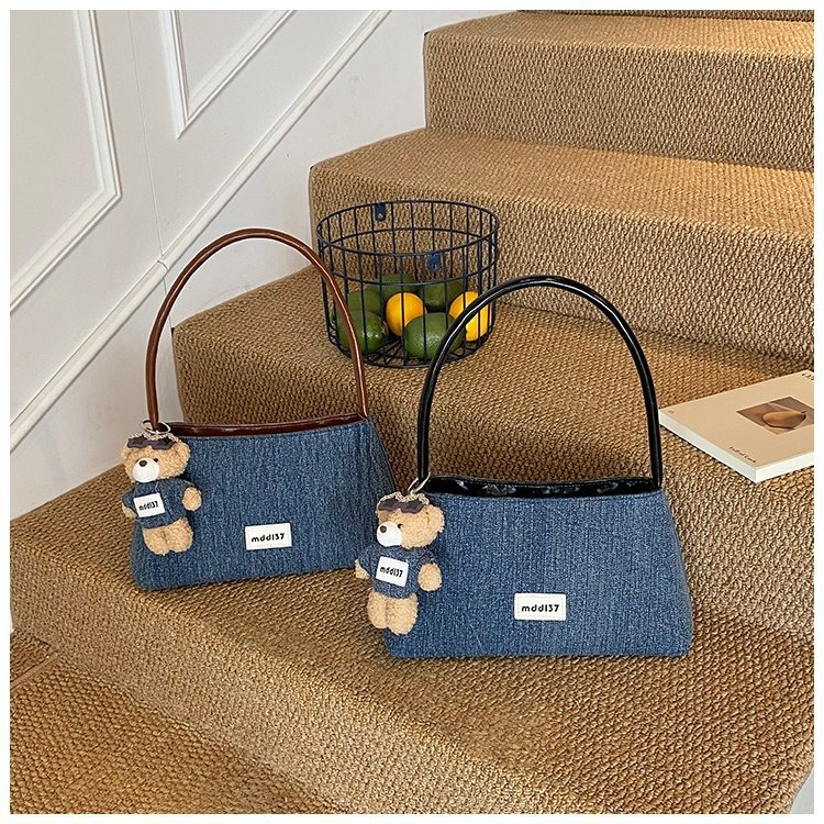 Túi bò trơn phối nâu cực chất – Đi học, đi làm đều hợp - 250932