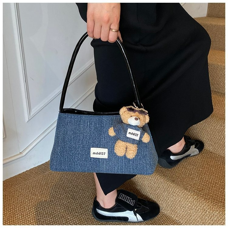 Túi bò trơn phối nâu cực chất – Đi học, đi làm đều hợp - 250932