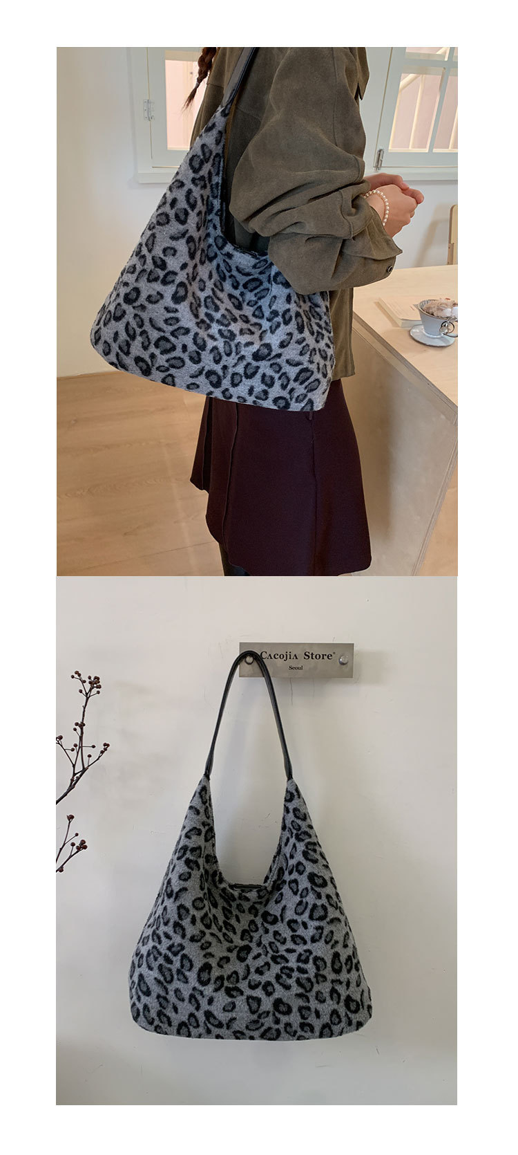 Túi Vải Da Beo Size Vừa Phù Hợp Công Sở tt251143