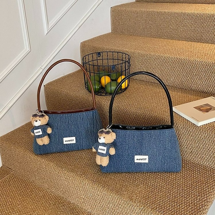 Túi bò trơn phối nâu cực chất – Đi học, đi làm đều hợp - 250932