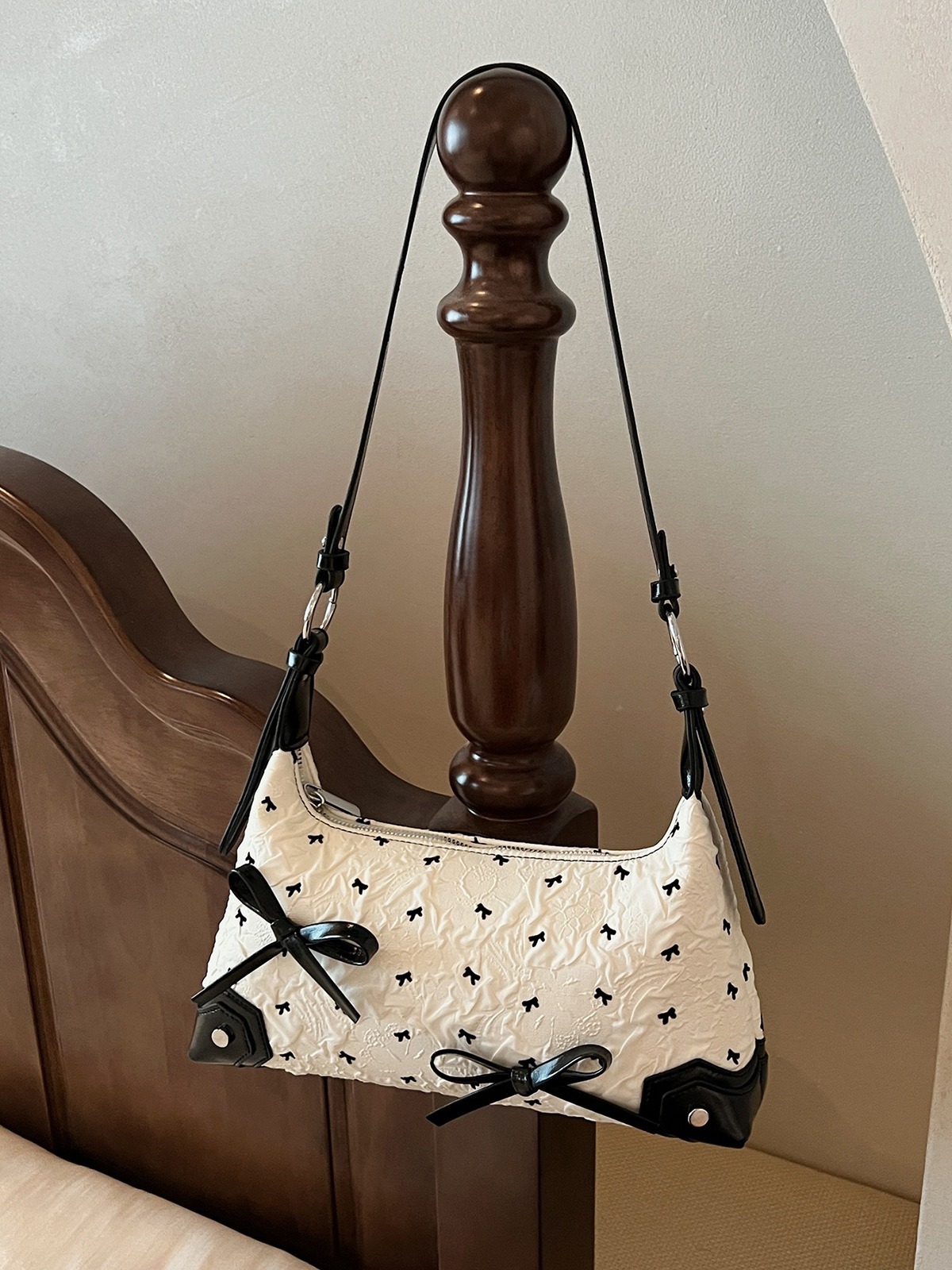 Túi Đeo Vai Đeo Chéo Nơ Bèo Dễ Thương - tt250716