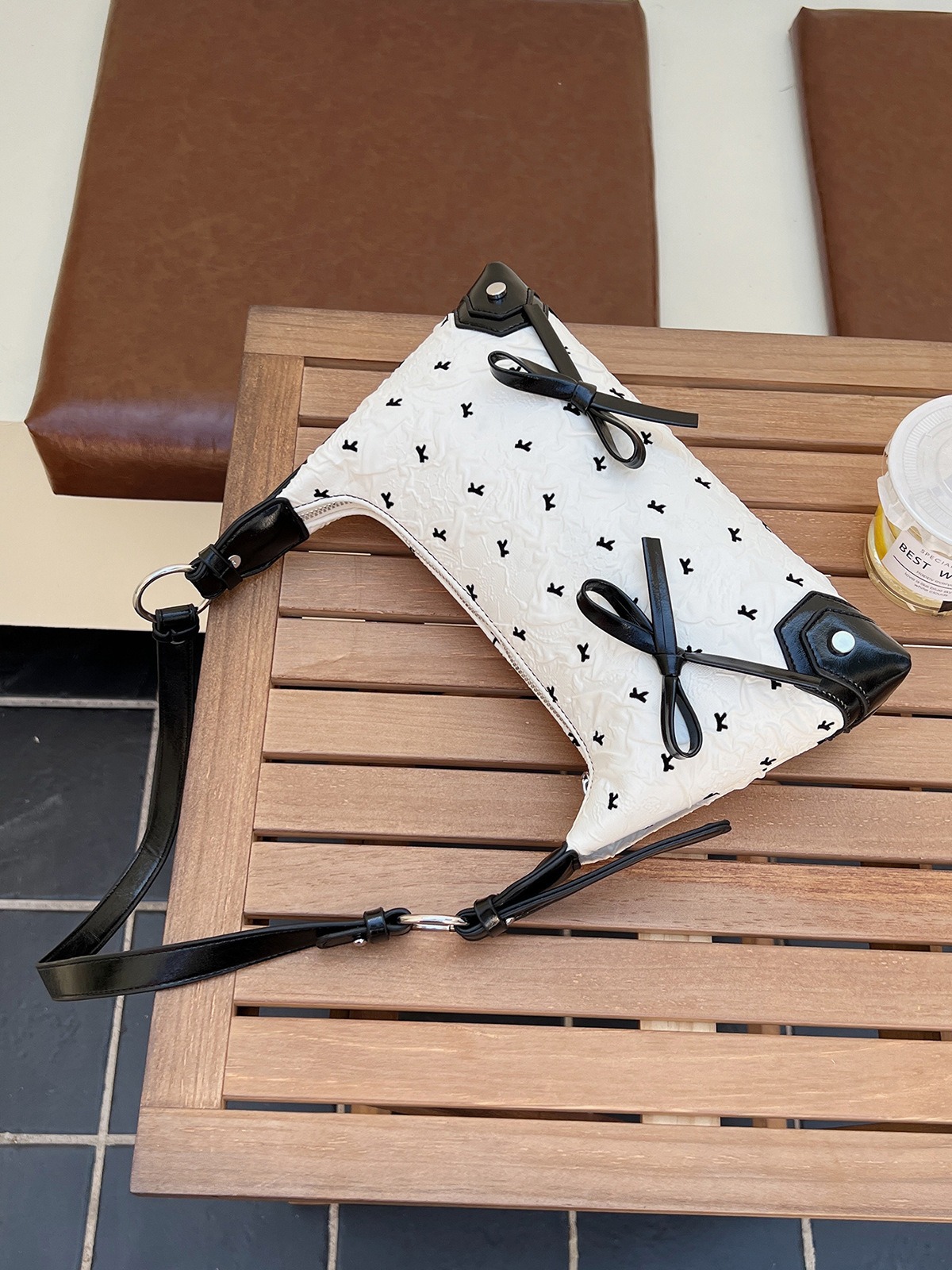 Túi Đeo Vai Đeo Chéo Nơ Bèo Dễ Thương - tt250716