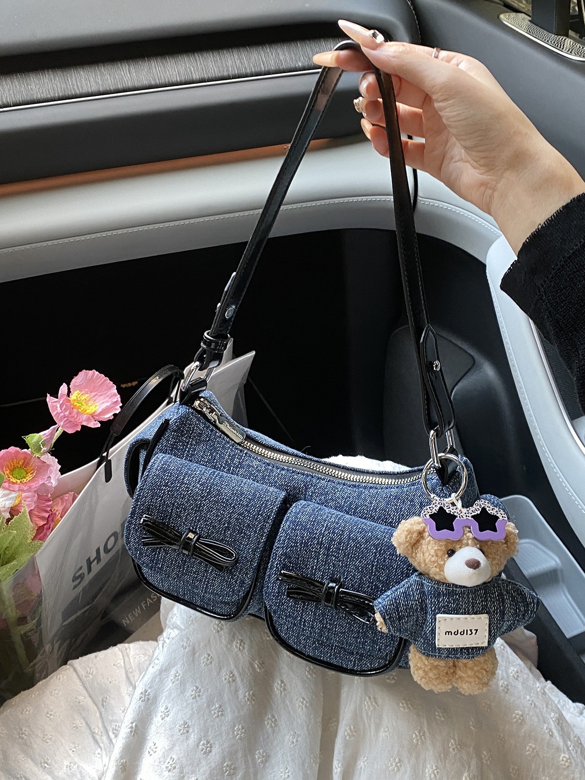 Túi Xách Bò Cá Tính - Đeo Chéo - Đeo Vai 2 Ngăn Nhỏ - tt250825