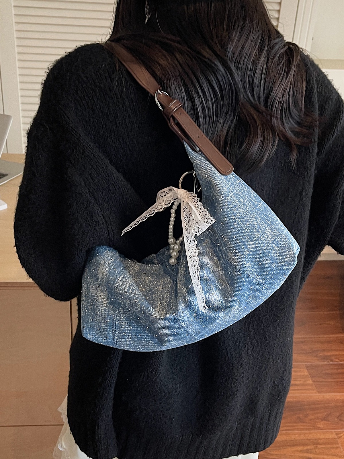 Túi Đeo Vai Hot Màu Bò Sành Điệu Phong Cách - tt250861