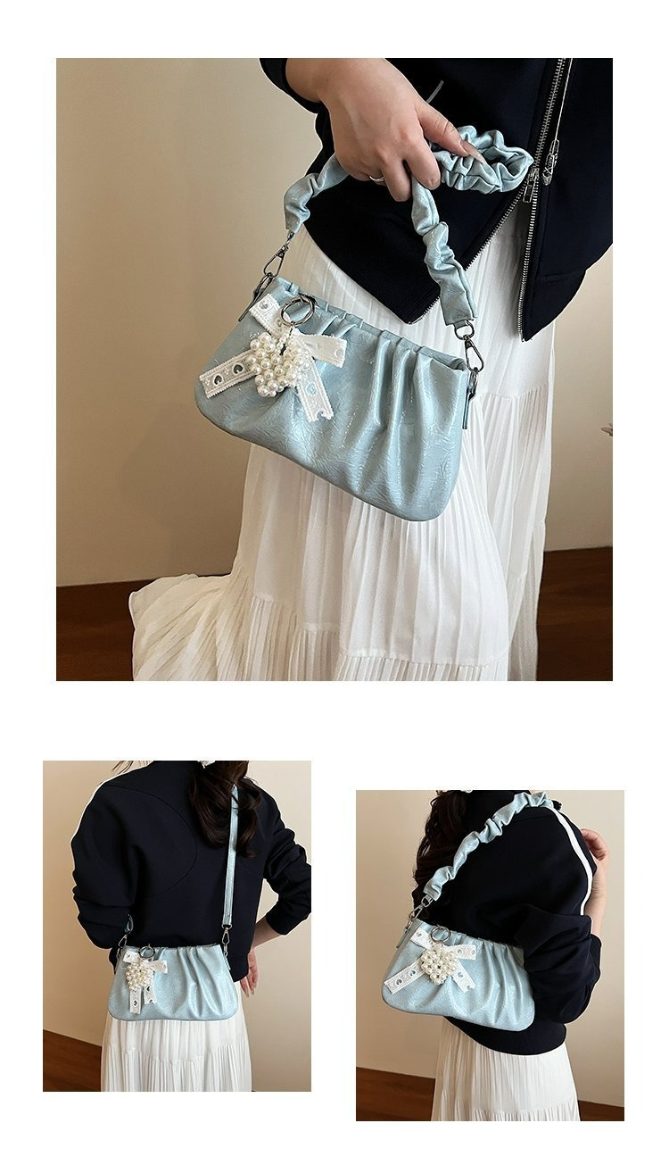 Túi Đeo Chéo Nữ Bèo Nhún Xách Tay Sành Điệu -  tt250619