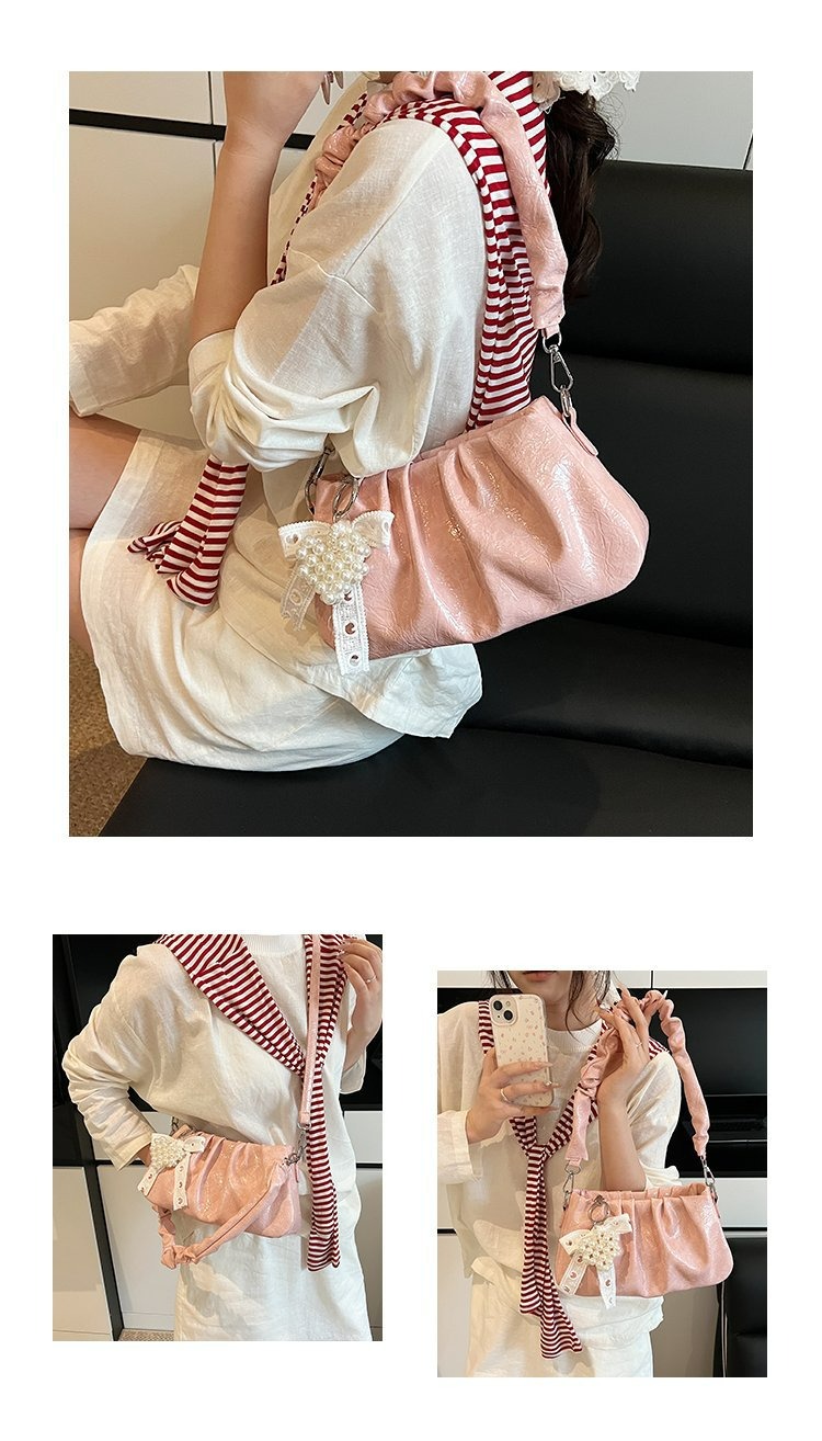 Túi Đeo Chéo Nữ Bèo Nhún Xách Tay Sành Điệu -  tt250619