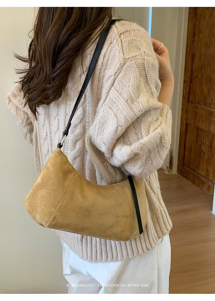 Túi Da Lộn Size Nhỏ Có Dây Đeo Phù Hợp Đi Chơi - tt251062