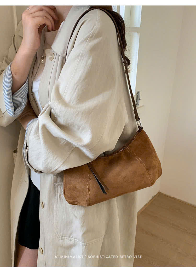 Túi Da Lộn Size Nhỏ Có Dây Đeo Phù Hợp Đi Chơi - tt251062