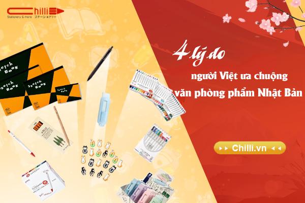 4 lý do nhiều người Việt chọn văn phòng phẩm của Nhật thay cho hàng nội địa trong nước hiện nay