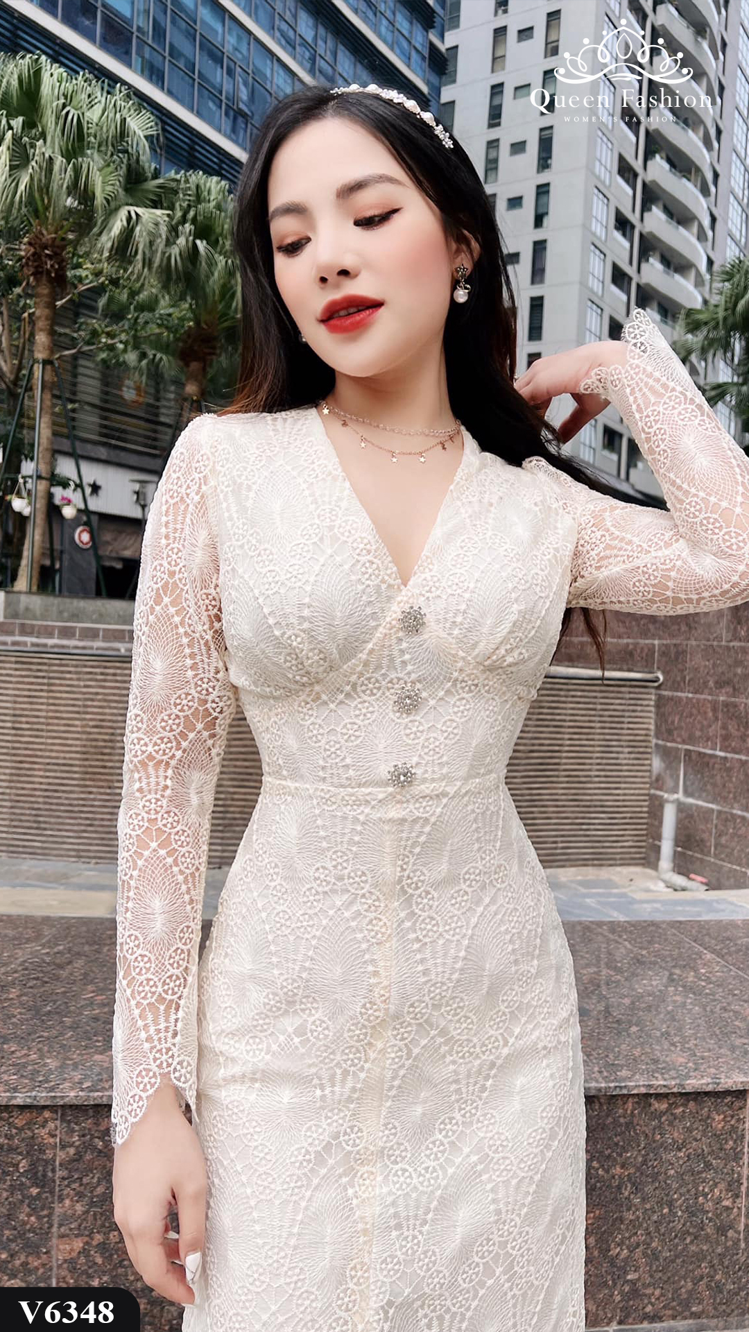 Váy body trễ vai cộc tay len mỏng màu vàng  3101032917
