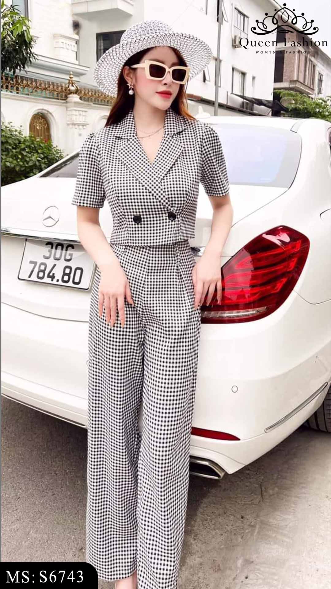 Áo blazer croptop linen - Maydona