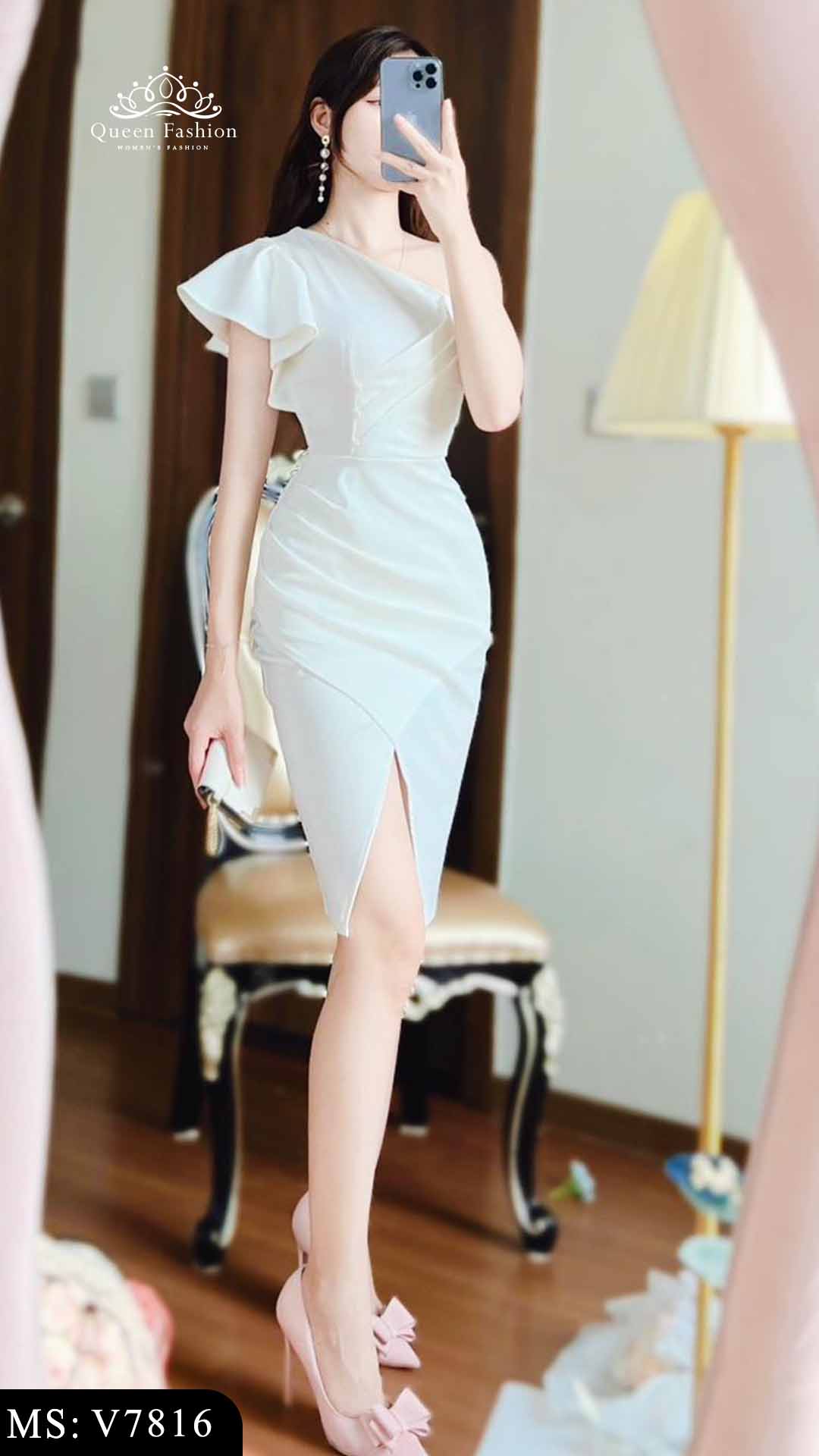 Váy Body Cổ Vuông Màu Trắng giá rẻ Tháng 72023BigGo Việt Nam