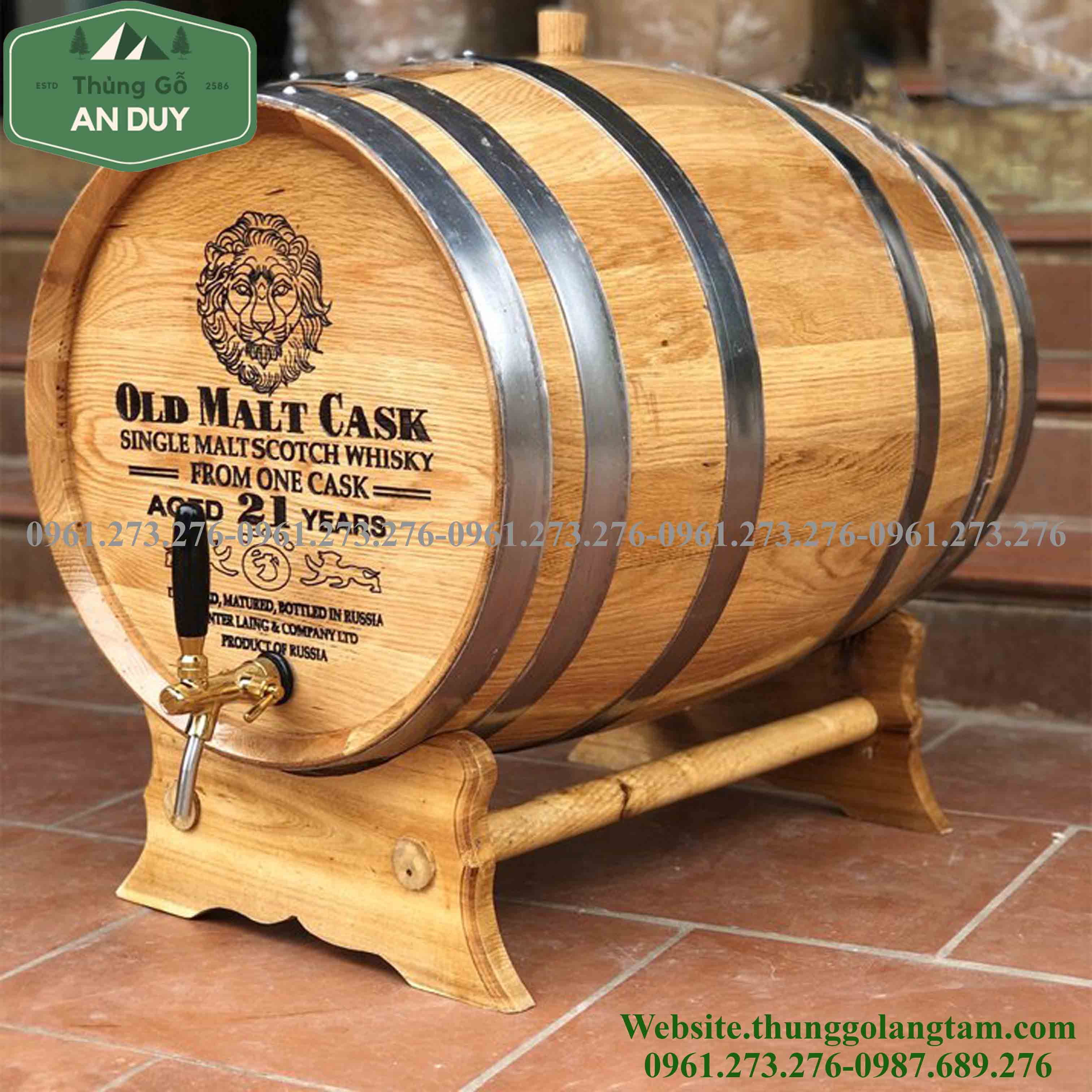 Tại sao nên dùng bình gỗ sồi nhập khẩu để ngâm rượu?