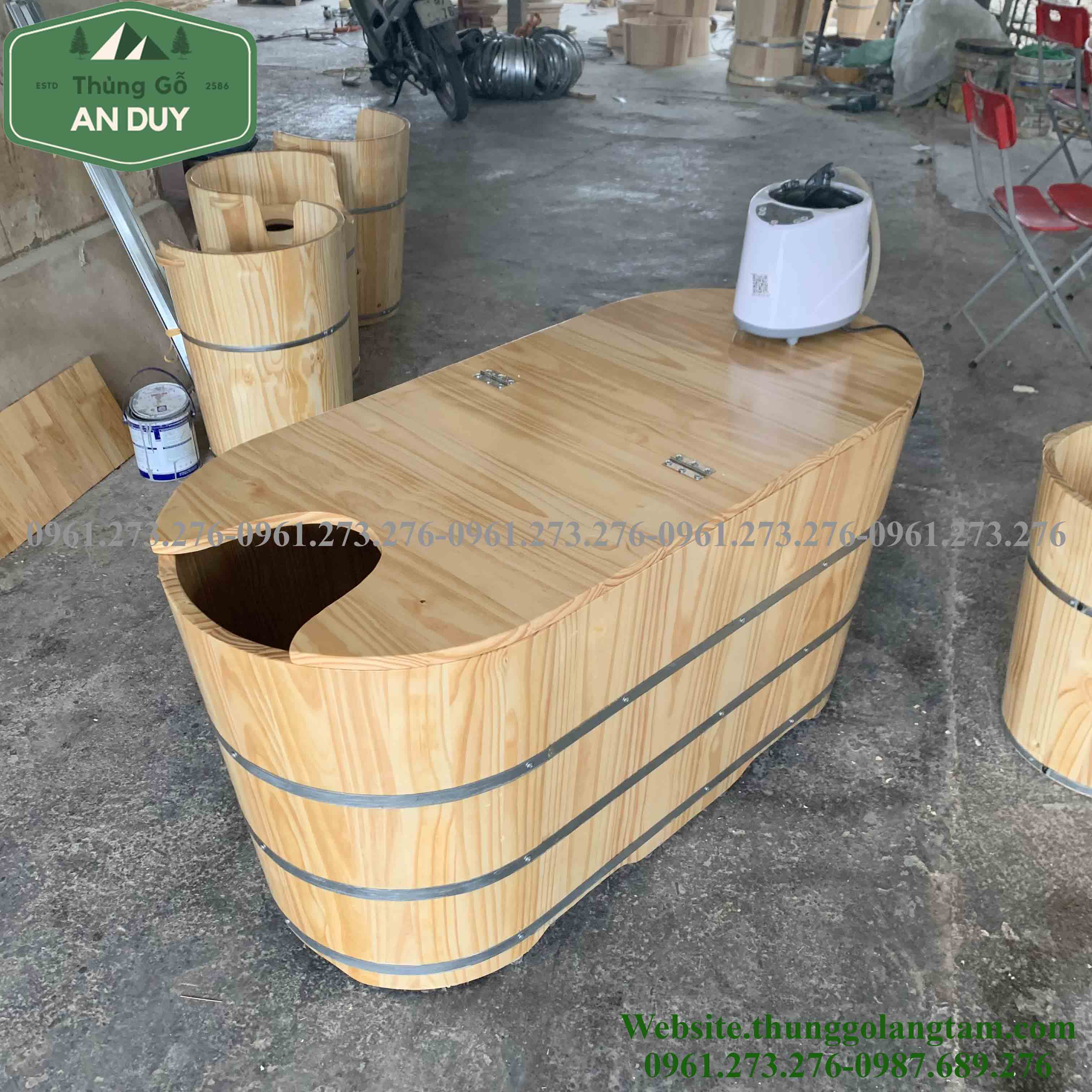 Nha Trang Rất Nhiều Cơ Sở Hotel Đều Đã Sử Dụng Bồn Tắm Gỗ