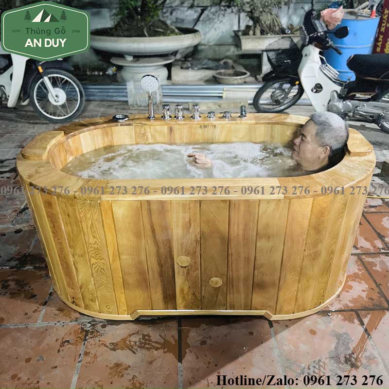 Bồn Tắm Gỗ Thông Cho Khách Sạn