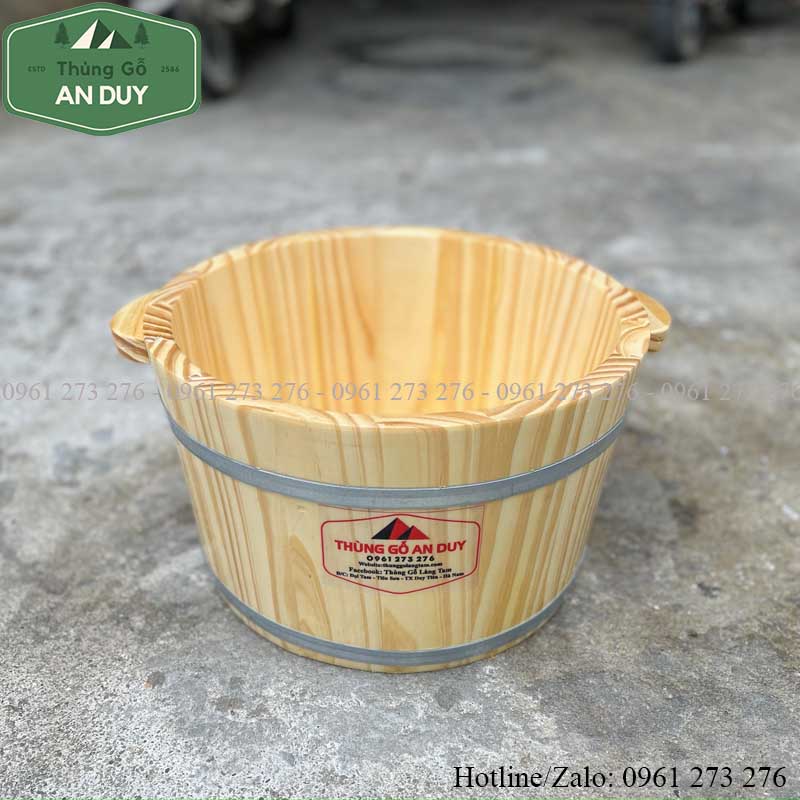 Bồn ngâm chân gỗ - Những lợi ích tuyệt vời của việc sử dụng