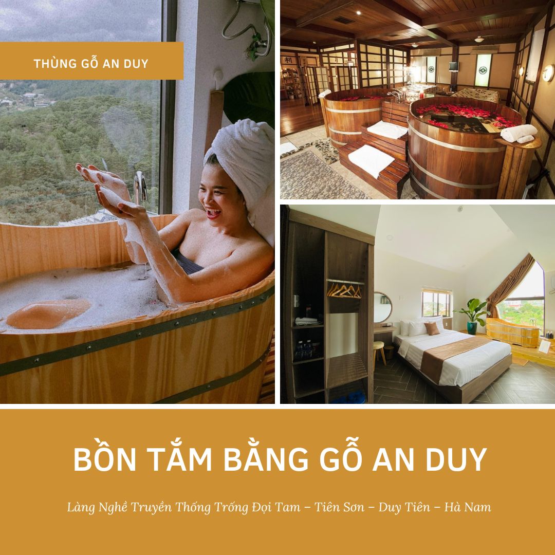 Bồn Tắm Gỗ An Duy Xưởng Sản Xuất Uy Tín Chất Lượng