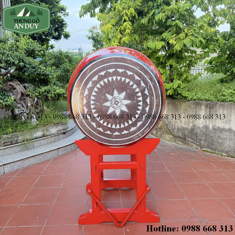 bộ trống khai giảng kèm chân giá