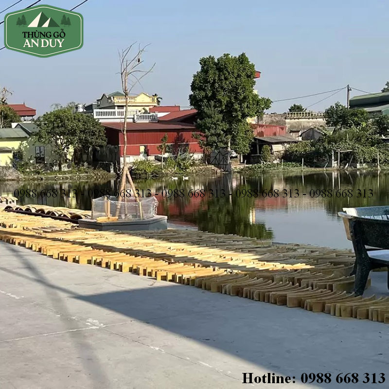 gỗ làm thân trống đã xử lý khô