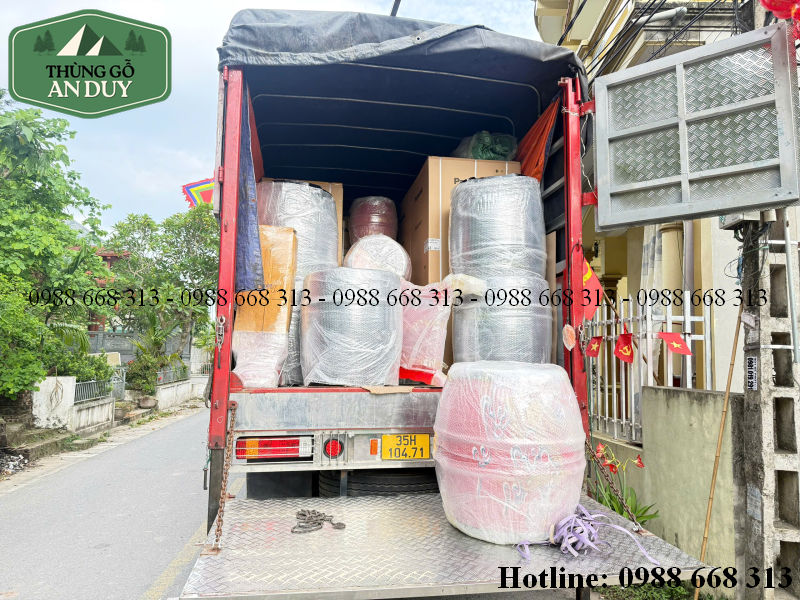 Đóng gói vận chuyển bồn tắm gỗ đi toàn quốc
