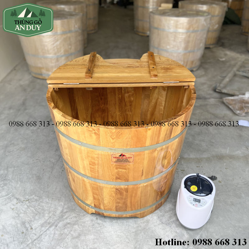 Xưởng sản xuất bồn tắm gỗ Pơ Mu xông hơi An Duy