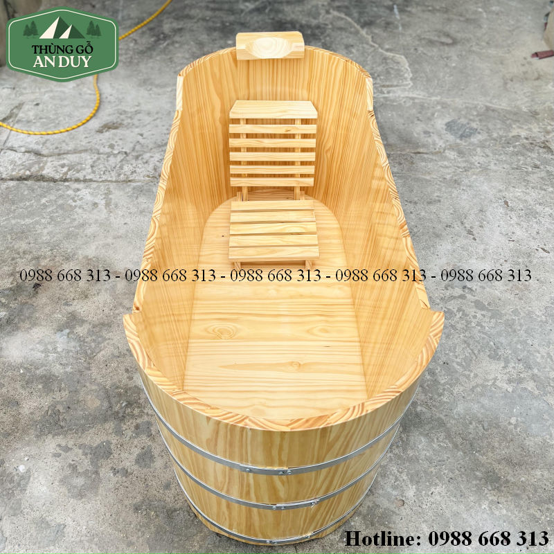 Cách Sử Dụng Bồn Tắm Gỗ Thông Cắt Giữa