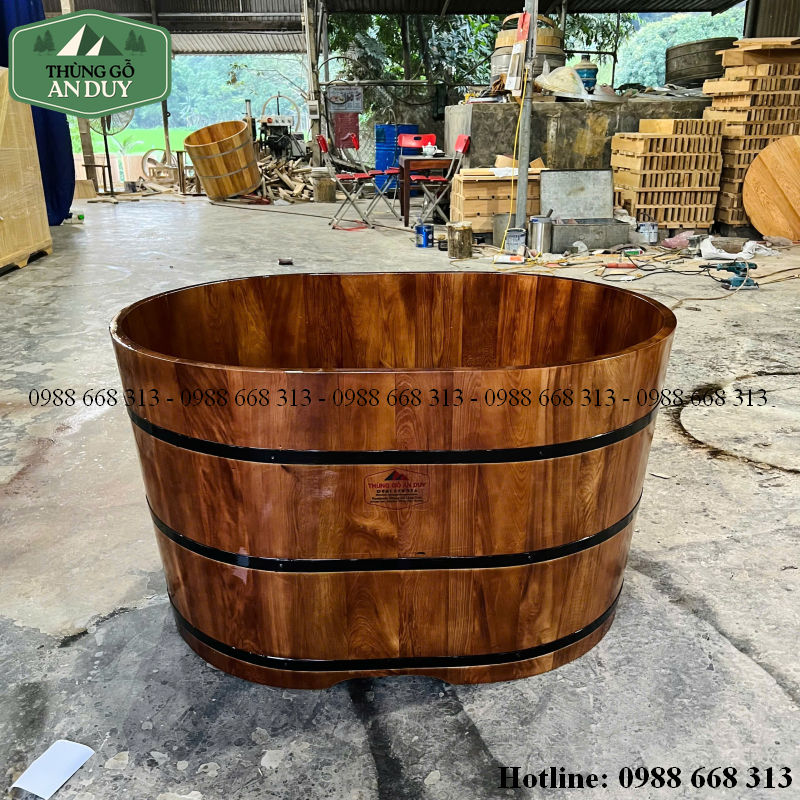 Xưởng sản xuất bồn tắm bằng gỗ cao cấp Pơ Mu An Duy