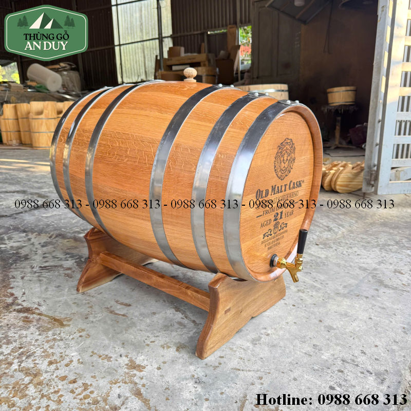 Gỗ sồi làm thùng rượu 200 lít