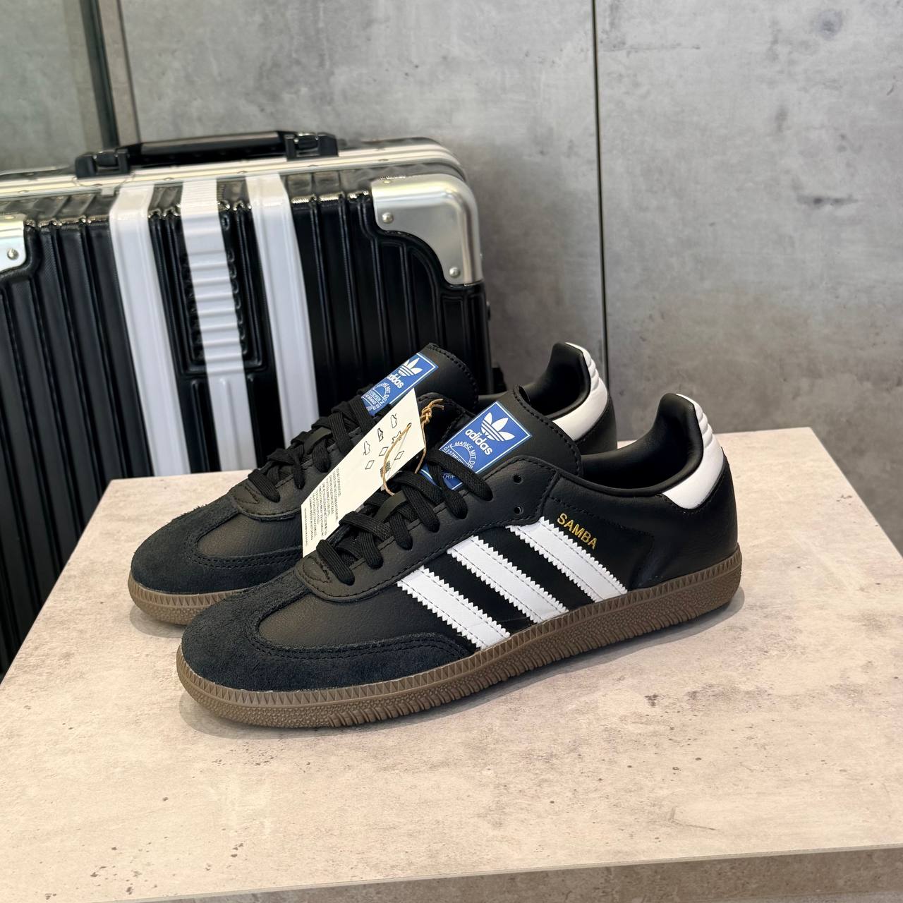 Giày Adidas Samba OG Black Gum B75807 / IG9031