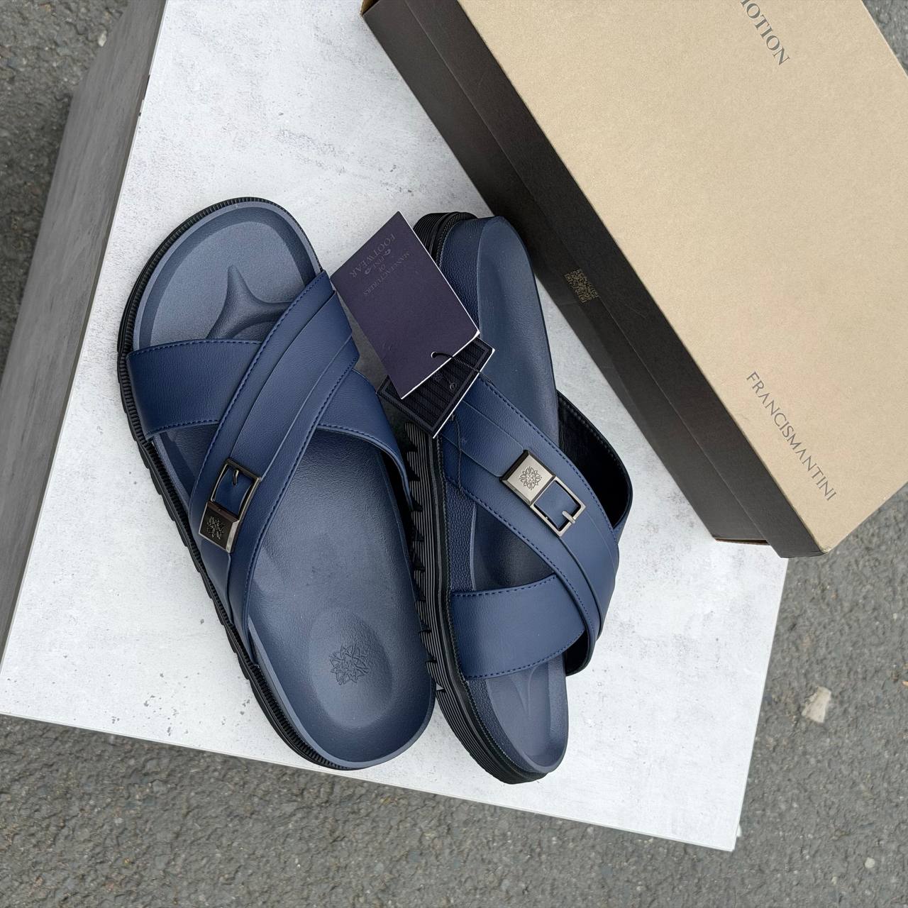 Dép Francis Mantini Velar Crossover 2 Sandal Navy