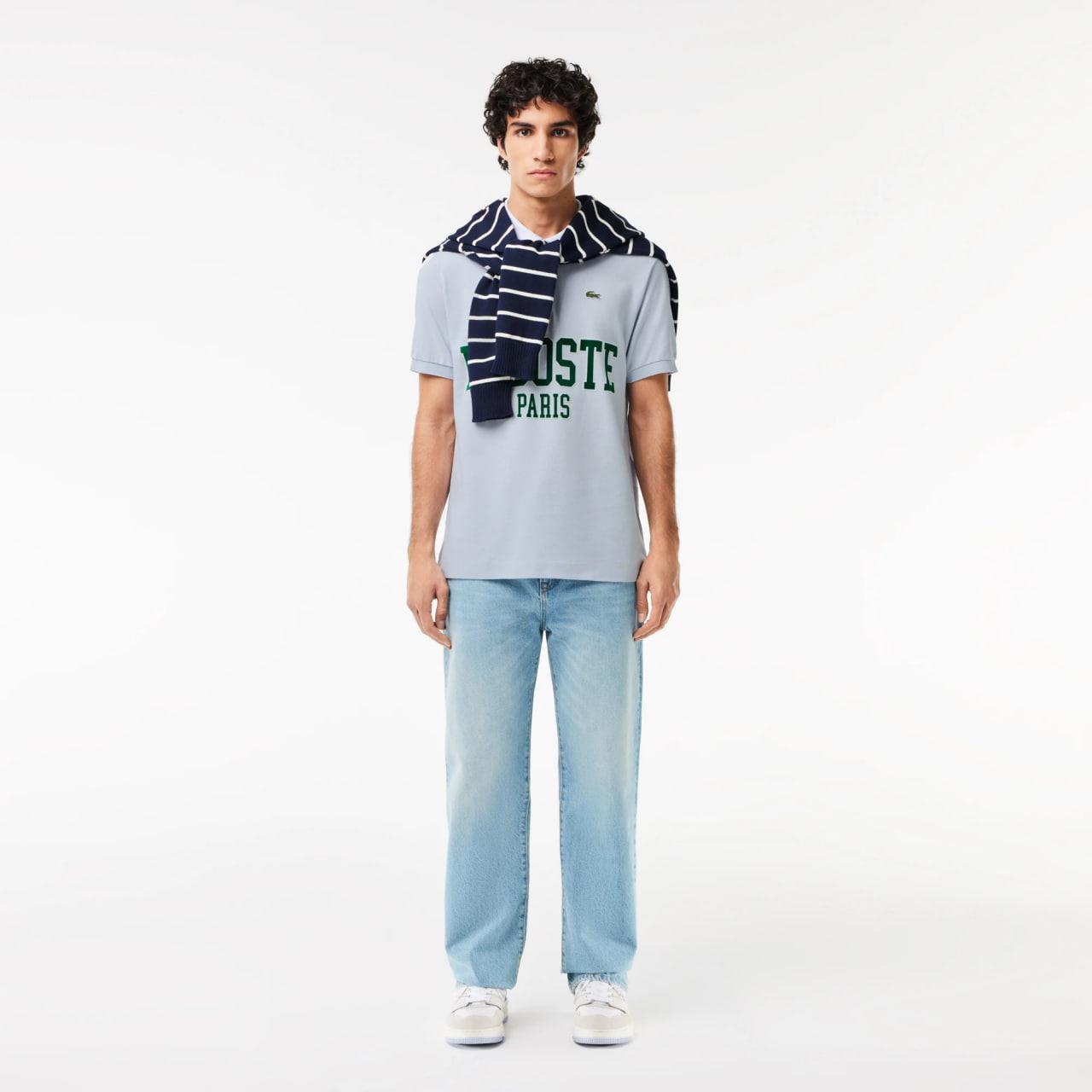 Áo Polo Lacoste Petit Piqué Material ''Light Blue'' [PH7419 51 J2G]