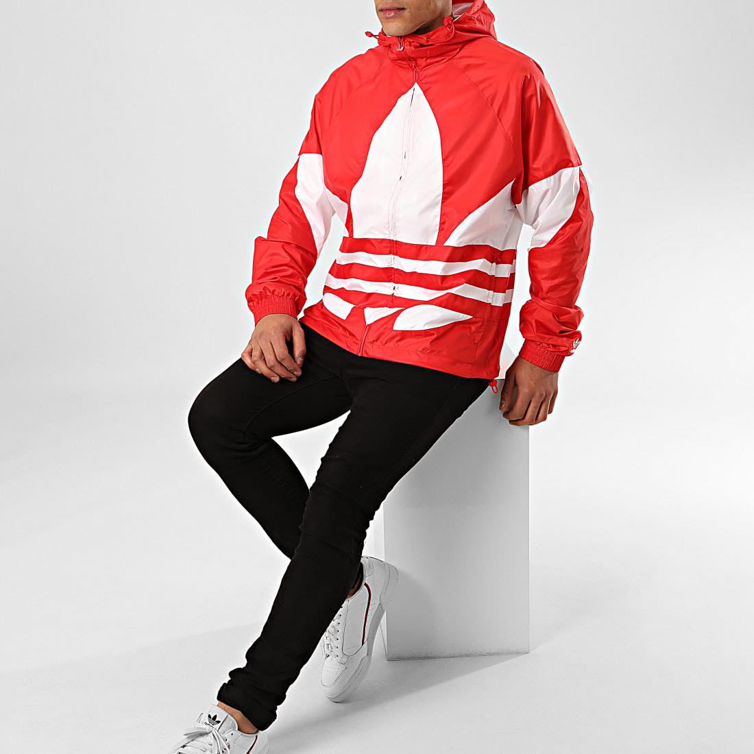Adidas originals trefoil windbreaker Clearance