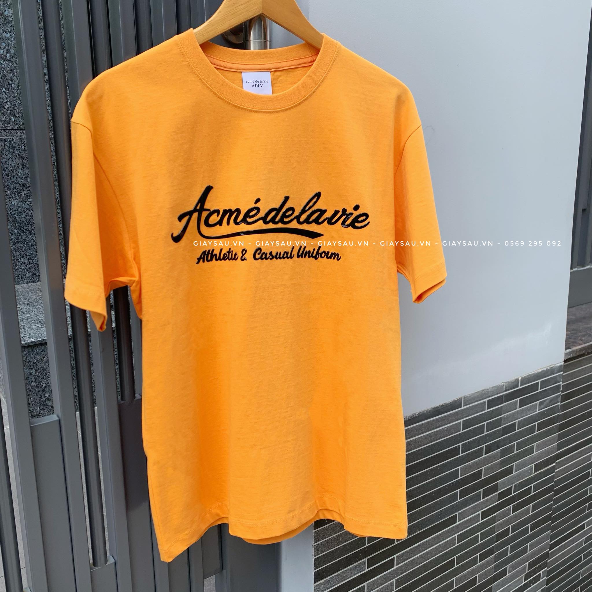 Áo Thun ADLV Embroidery Orange Basic [ ADLV22ss SSlgpt org ]