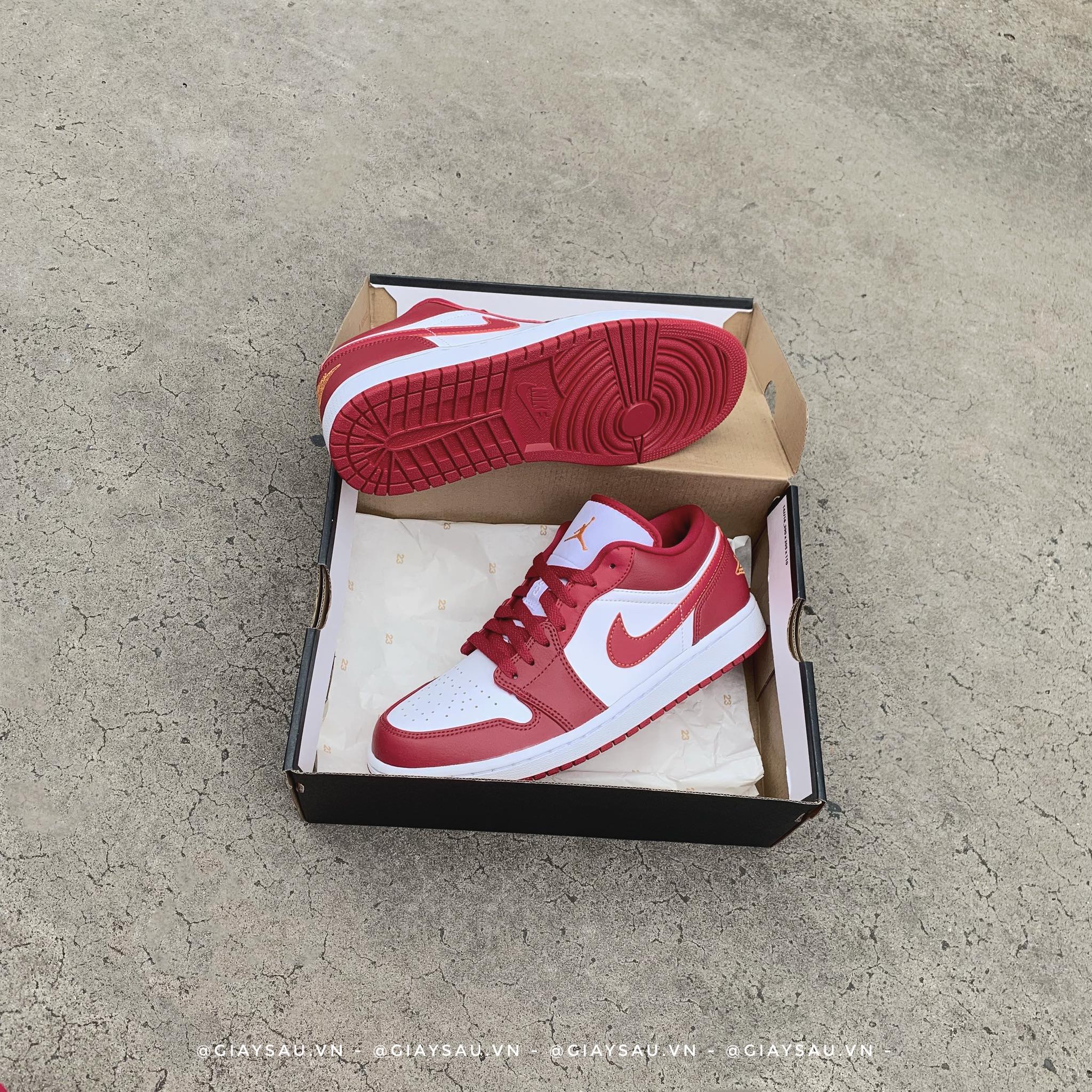 Air Jordan 1 Low Cardinal Red 553560-607