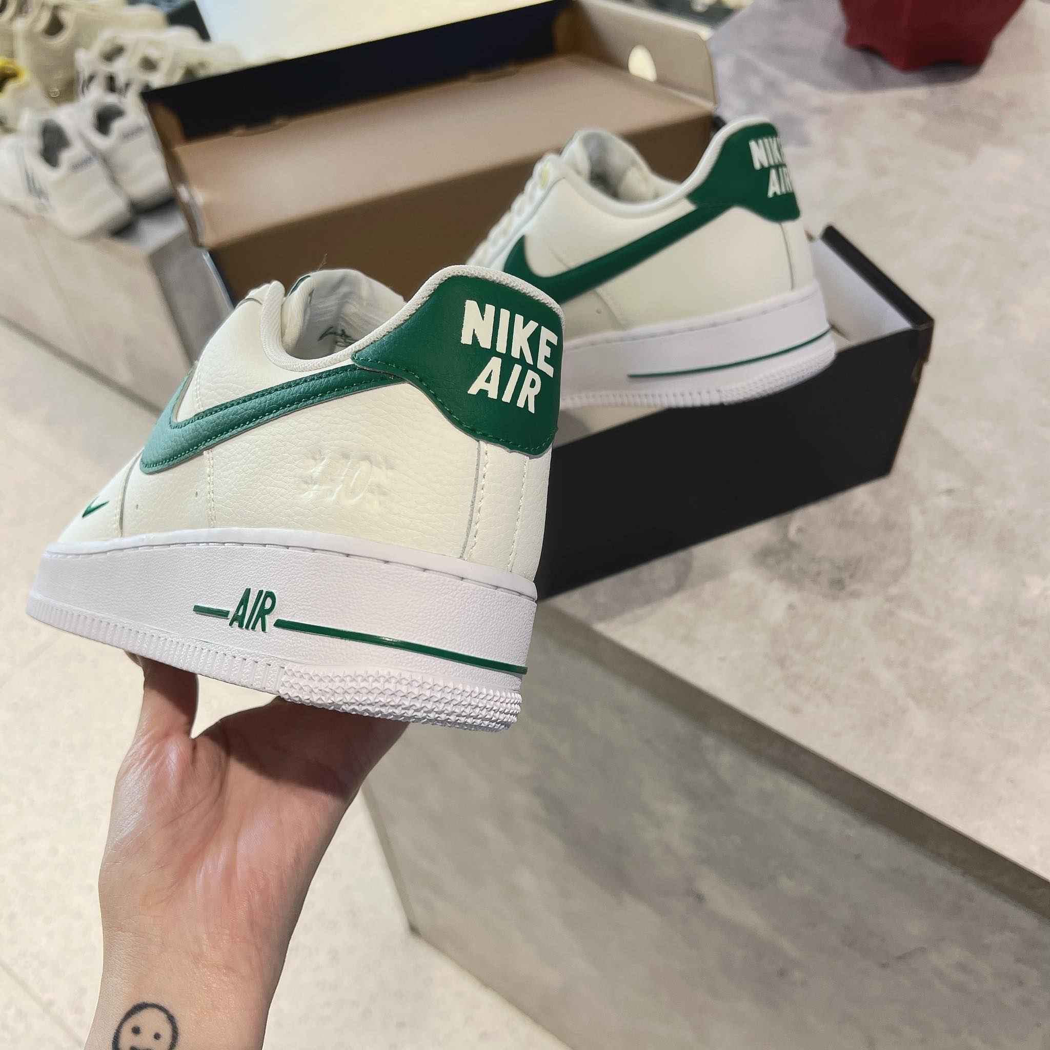 Giày Nike Air Force 1 Low '07 LV8 40th Anniversary Sail Malachite