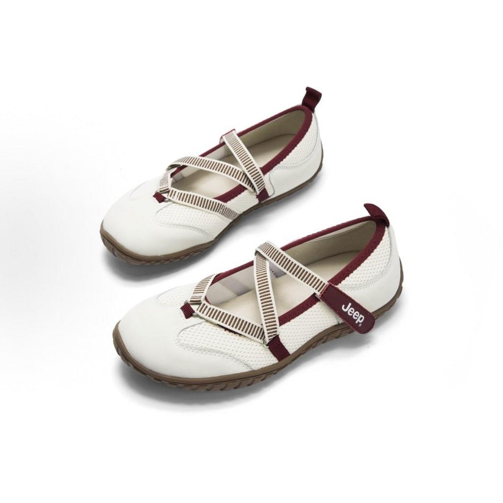 Giày Jeep Outdoor Shoes Women's Low Top ''Begie Red'' [P651W13111]