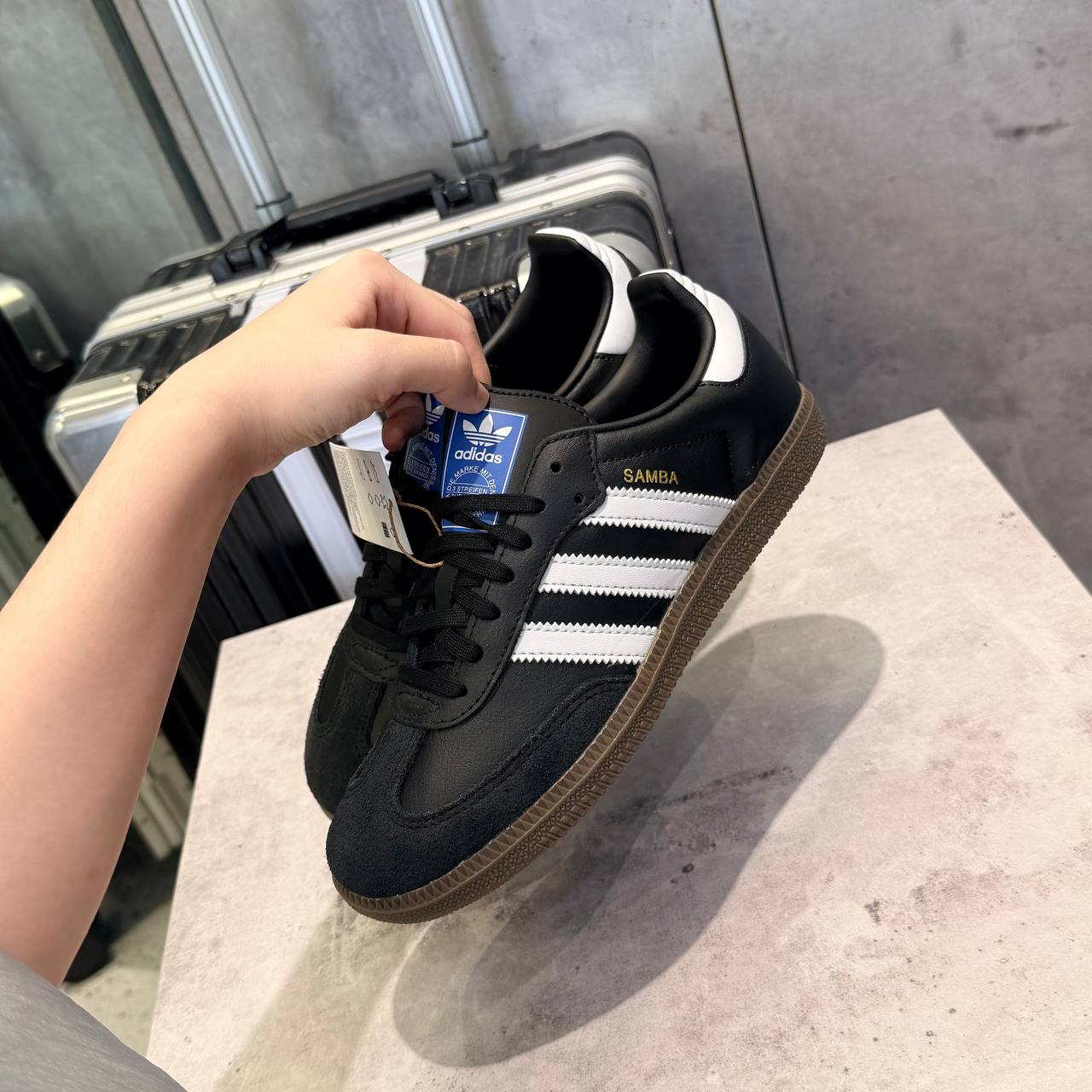 Giày Adidas Samba OG Black Gum B75807 / IG9031