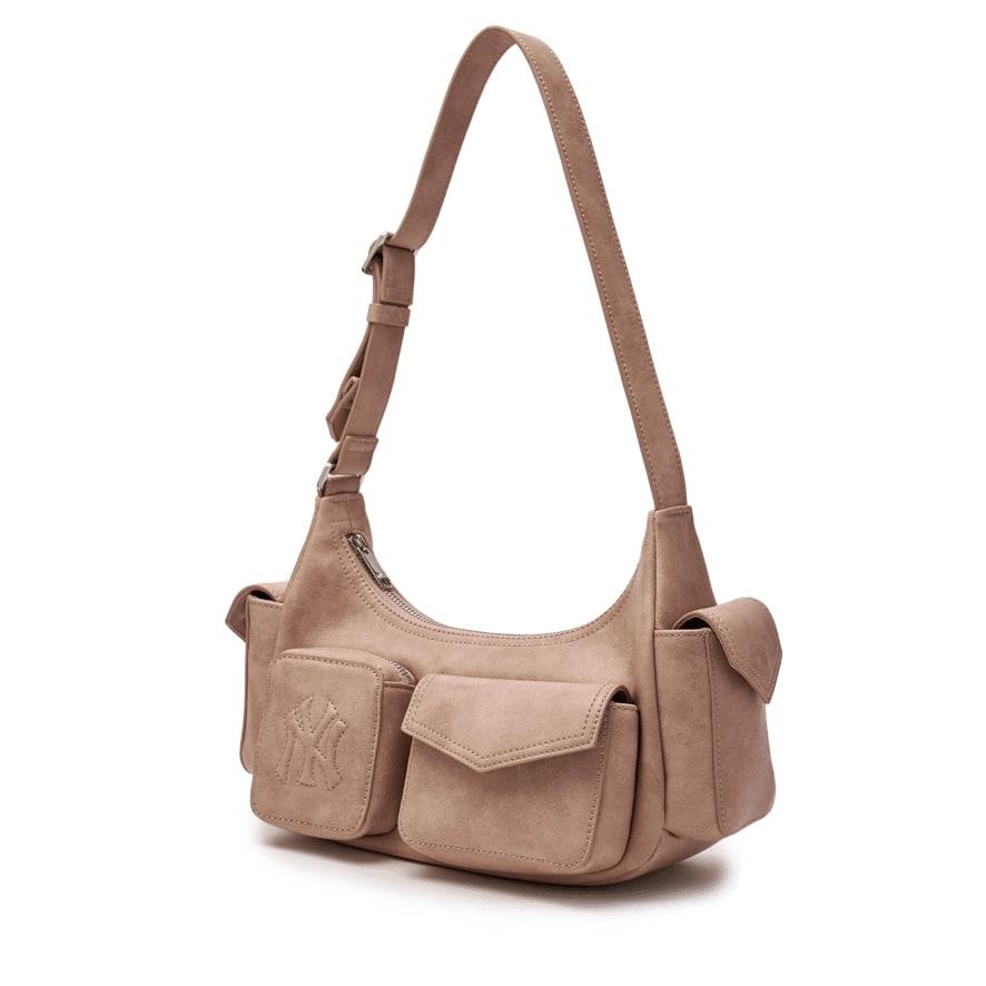 Túi MLB Multi Pocket Cargo New York Yankees 'Pink' [3ABQBV25N-50PKS]