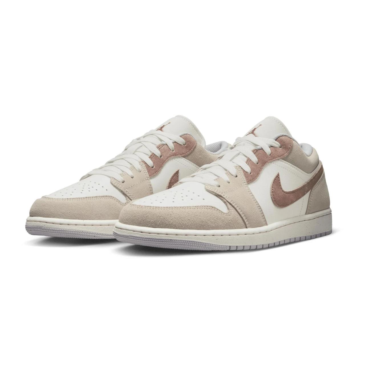 Giày Nike Air Jordan 1 Low 'Light Bone' [HF1567 200]