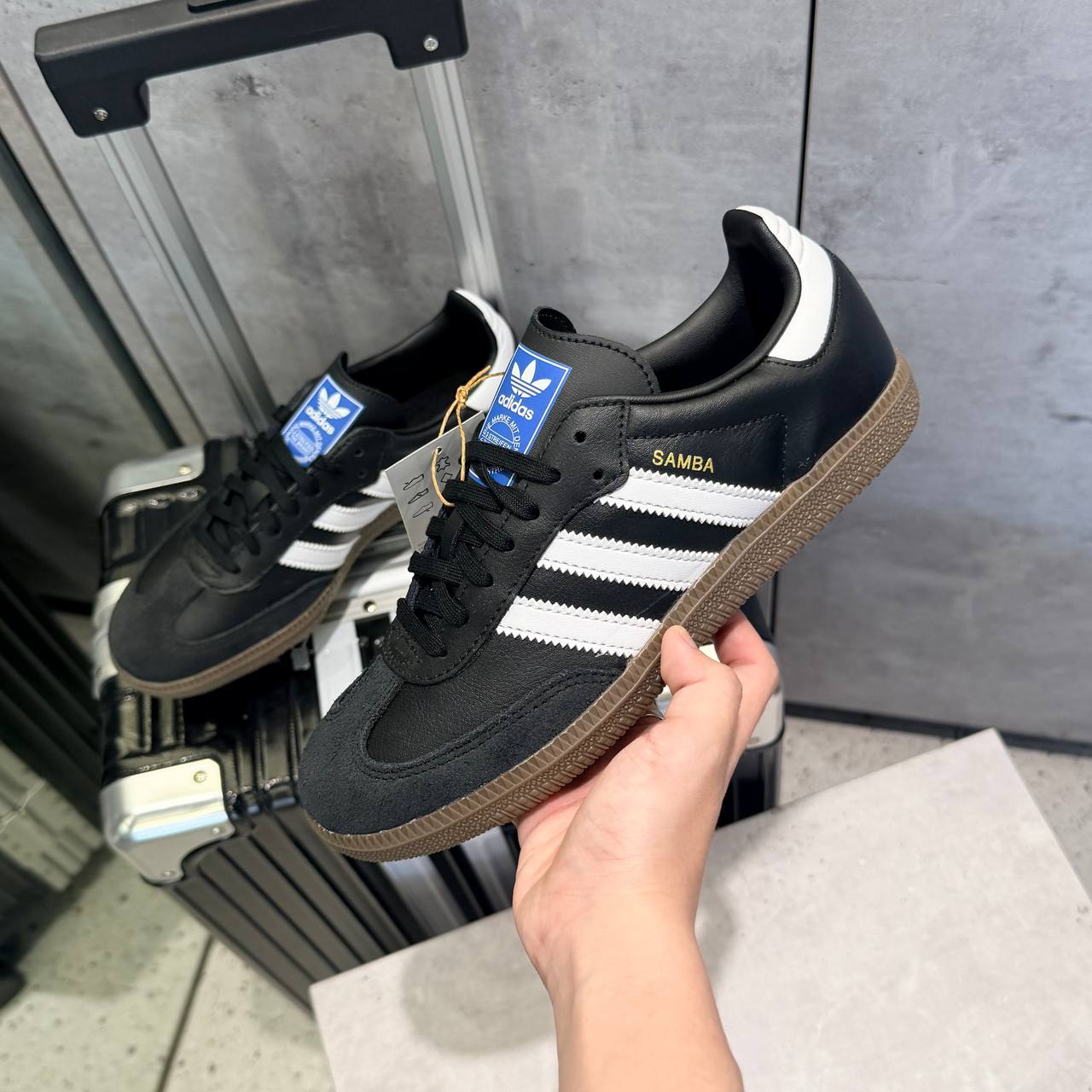 Giày Adidas Samba OG Black Gum B75807 / IG9031