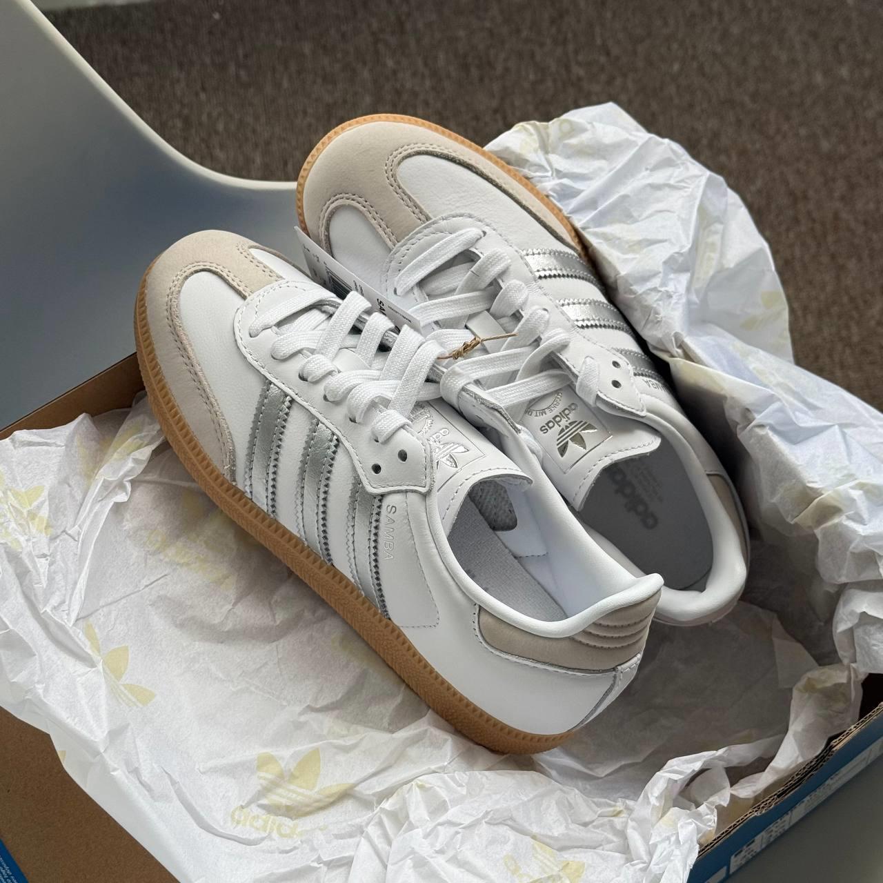 Giày ADIDAS SAMBA OG ''Silver Metallic'' [JI2725]