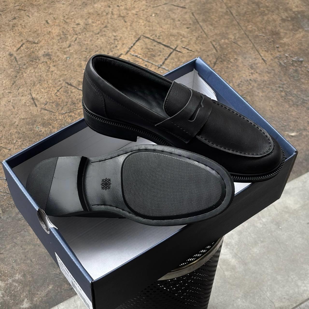 Giày Francis Mantini Loafer Shiny Leather ''Black'' [23570KD006]