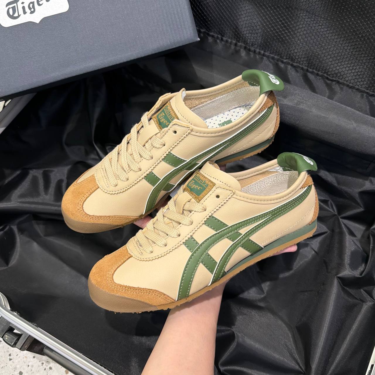 Giày Onitsuka Tiger Mexico 66 'Beige Grass Green' [1183C102 250]