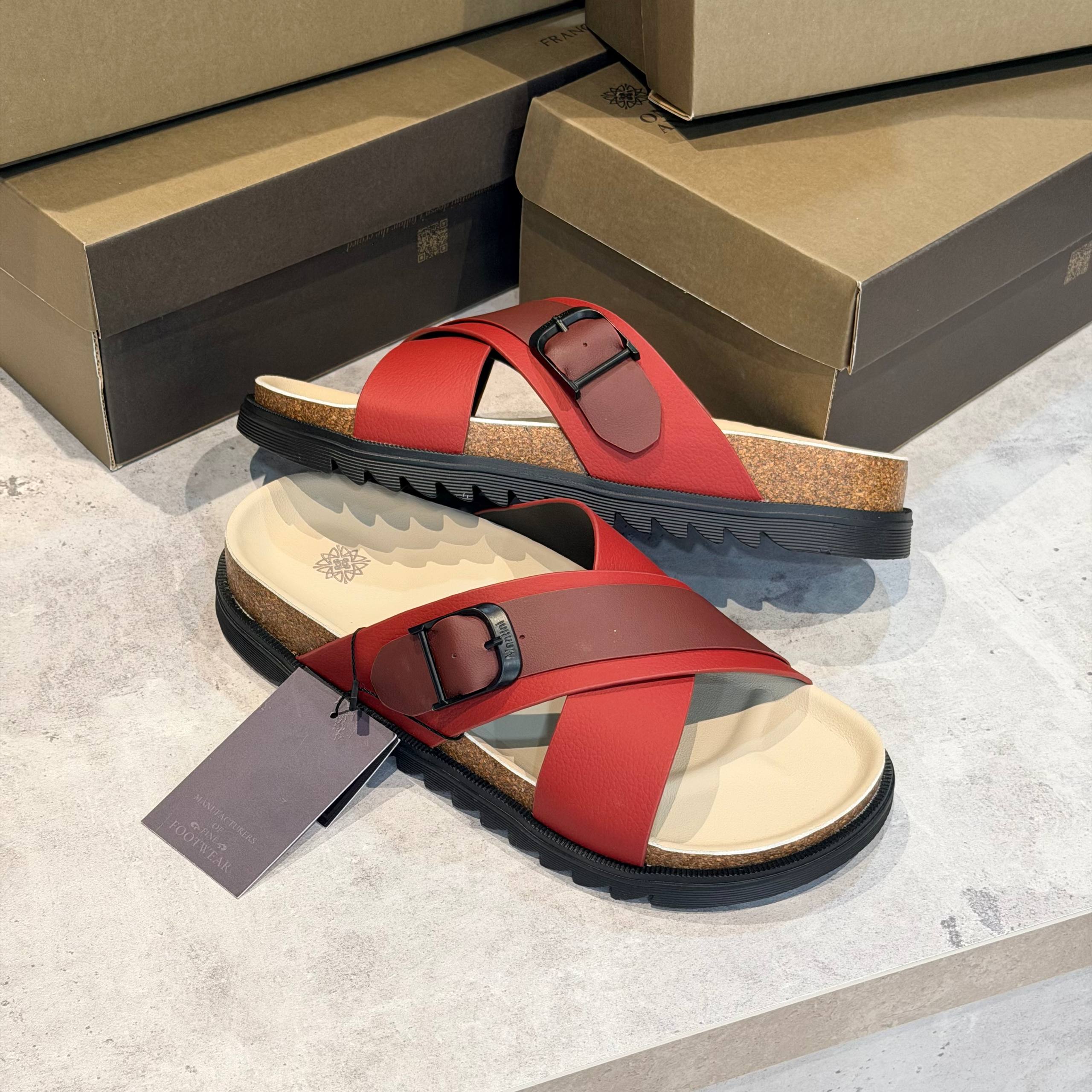 Dép Francis Mantini Grand Canyon State Birken Red - LIMITED BÍNH NGỌ 2026