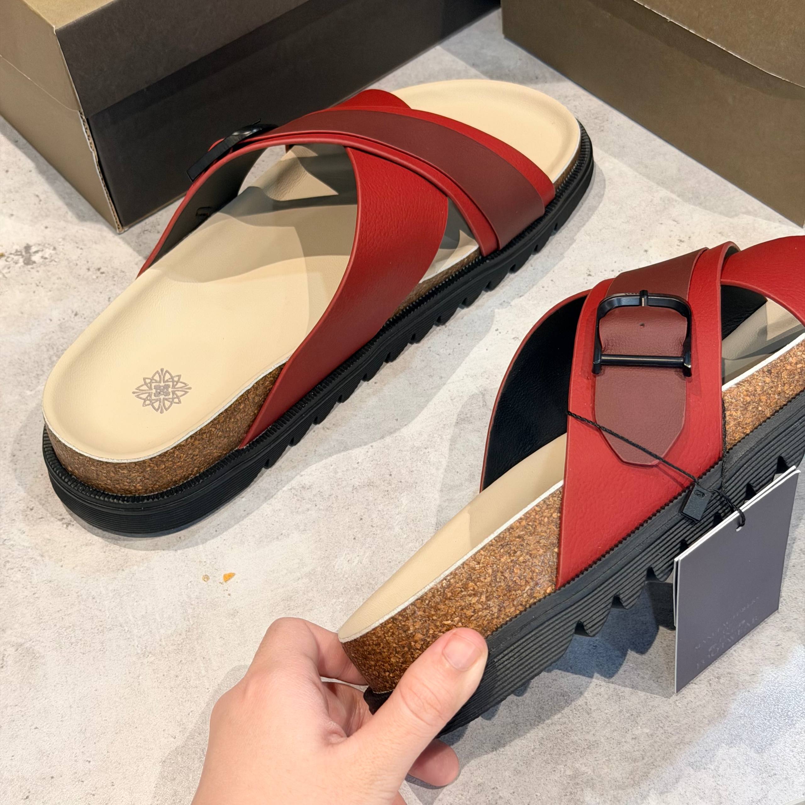 Dép Francis Mantini Grand Canyon State Birken Red - LIMITED BÍNH NGỌ 2026
