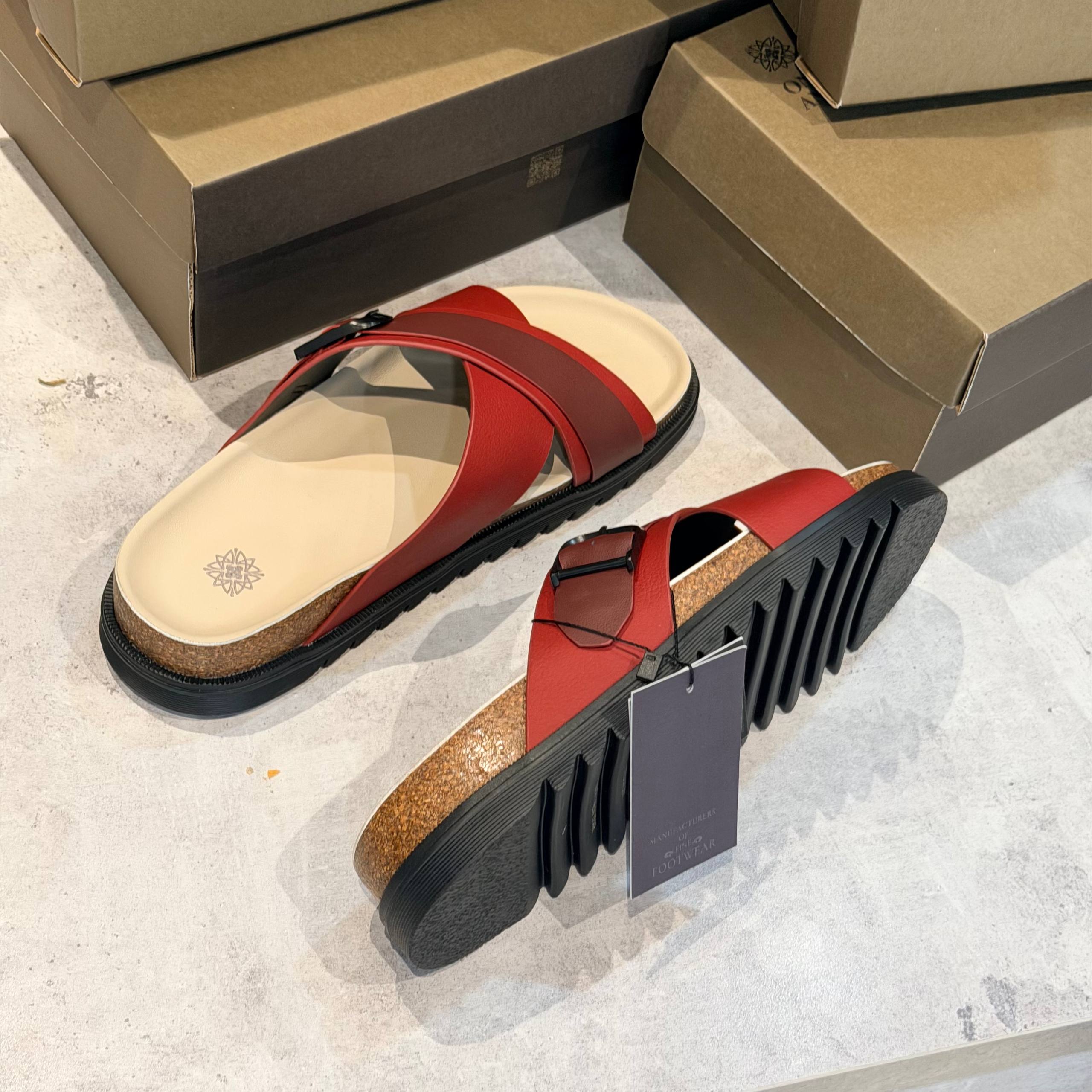 Dép Francis Mantini Grand Canyon State Birken Red - LIMITED BÍNH NGỌ 2026