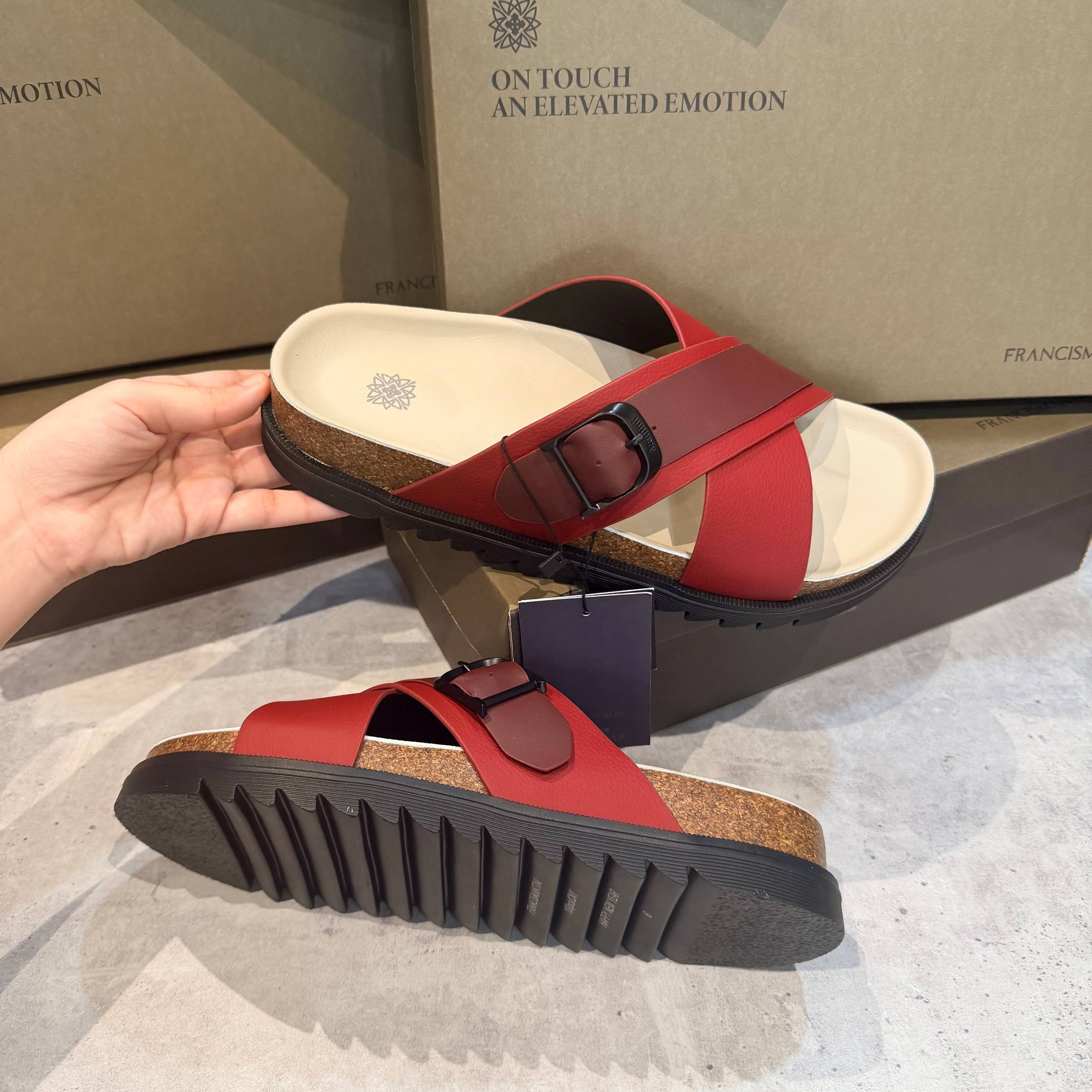 Dép Francis Mantini Grand Canyon State Birken Red - LIMITED BÍNH NGỌ 2026