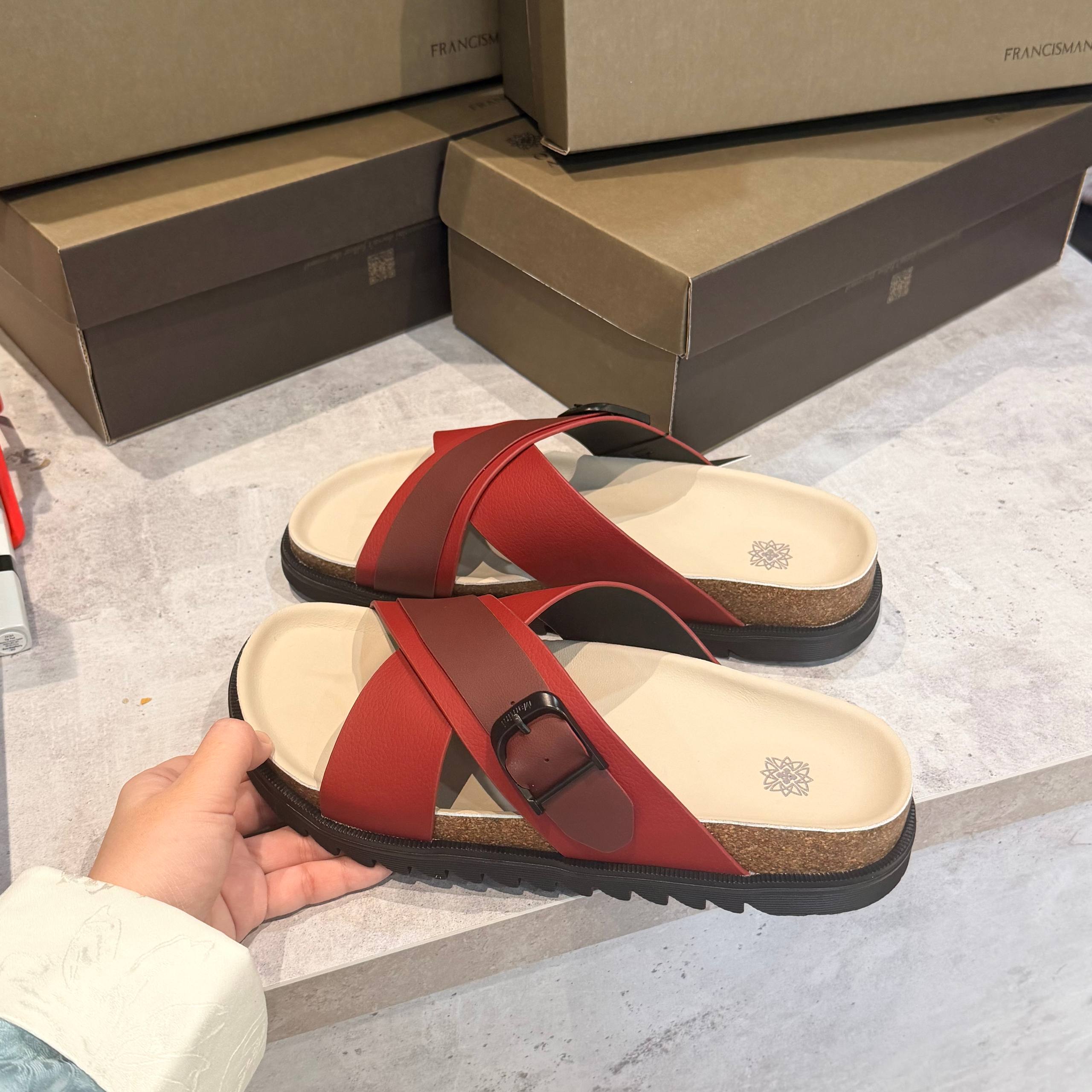 Dép Francis Mantini Grand Canyon State Birken Red - LIMITED BÍNH NGỌ 2026